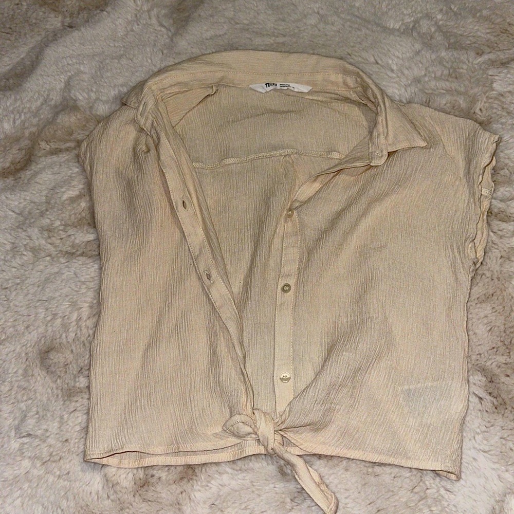 H&M cover up/button up top